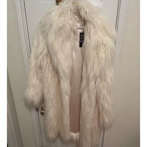NWT Fabulous Furs (faux) Mongolian Lambskin coat
